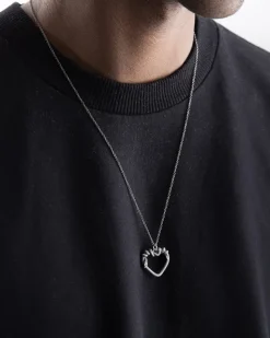CIONDOLO CUORE SERPENTE VENOMIZED HEART