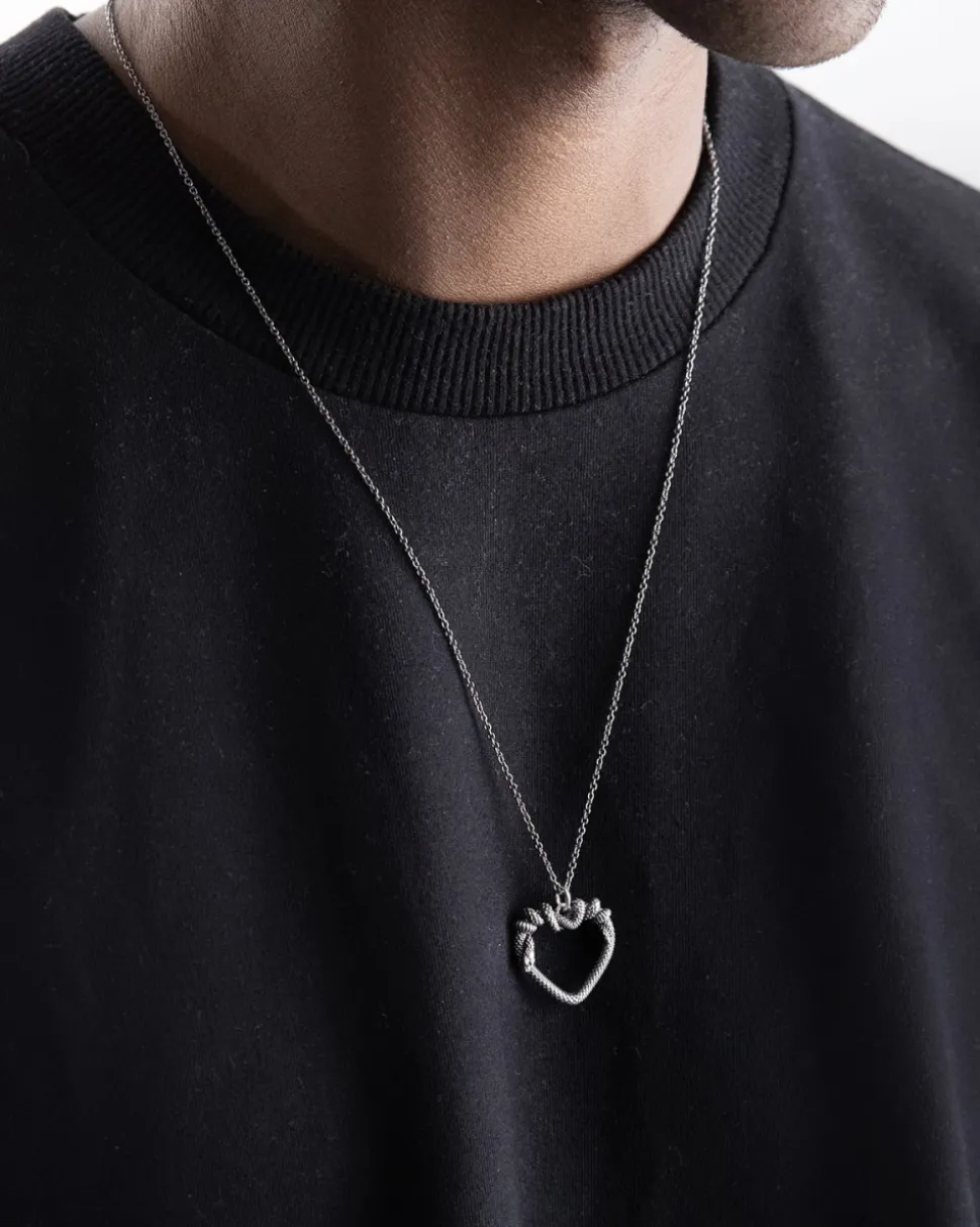 CIONDOLO CUORE SERPENTE VENOMIZED HEART
