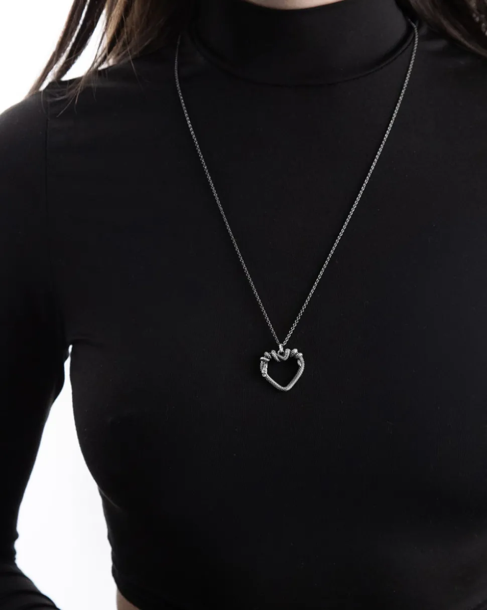 CIONDOLO CUORE SERPENTE VENOMIZED HEART