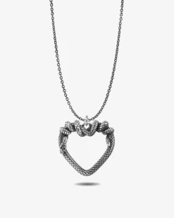 CIONDOLO CUORE SERPENTE VENOMIZED HEART