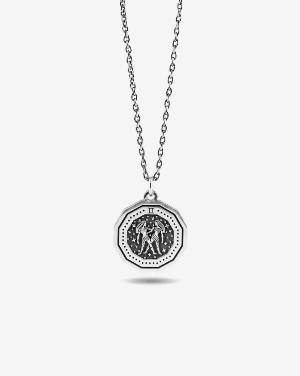 CIONDOLO DODECAGONO PERSONALIZZABILE CON SEGNI ZODIACALI