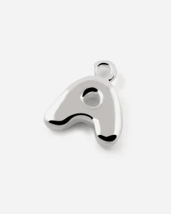 CIONDOLO LETTERA BOLD IN ARGENTO