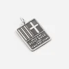 CIONDOLO LOGO 1899 AC MILAN 125 ANNIVERSARIO IN ARGENTO