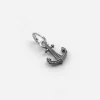 CIONDOLO MINI CHARM ANCORA PUNTINATA IN ARGENTO