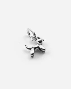CIONDOLO MINI CHARM BALLOON GATTO IN ARGENTO