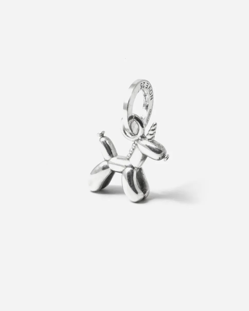 CIONDOLO MINI CHARM BALLOON UNICORNO IN ARGENTO