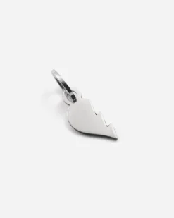 CIONDOLO MINI CHARM CUORE SPEZZATO IN ARGENTO