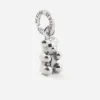 CIONDOLO MINI CHARM ORSETTO GOMMOSO IN ARGENTO