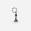 CIONDOLO MINI CHARM REGINA PUNTINATA IN ARGENTO