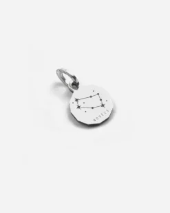 CIONDOLO MINI CHARM SEGNO ZODIACALE GEMELLI IN ARGENTO