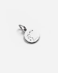 CIONDOLO MINI CHARM SEGNO ZODIACALE ACQUARIO IN ARGENTO