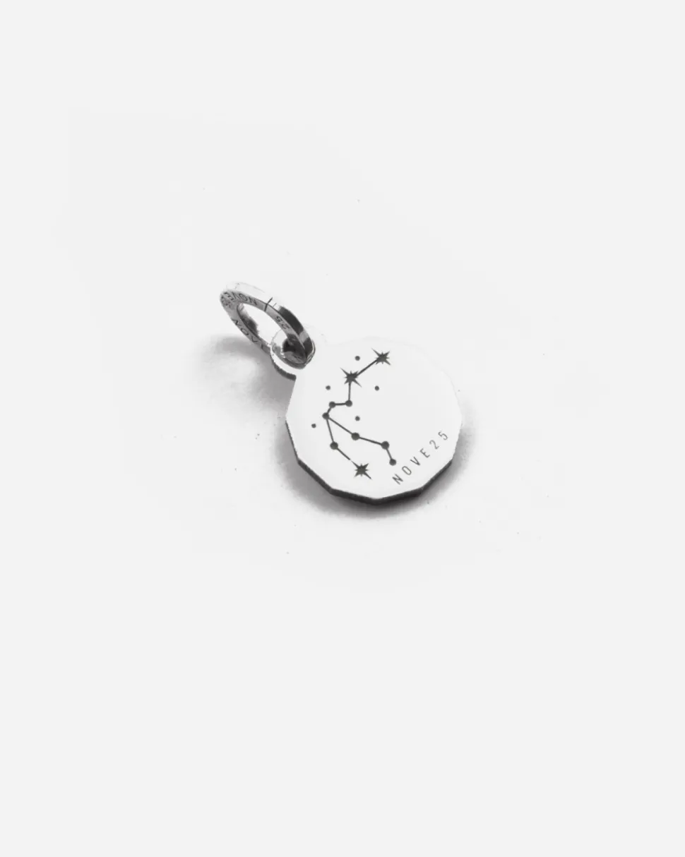 CIONDOLO MINI CHARM SEGNO ZODIACALE ACQUARIO IN ARGENTO