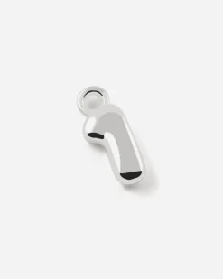 CIONDOLO NUMERO BOLD IN ARGENTO