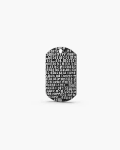 CIONDOLO PIASTRA MILITARE LYRICS CON TESTO PERSONALIZZABILE