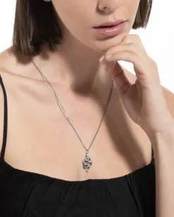 CIONDOLO SERPENTINE ARGENTO