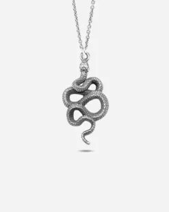 CIONDOLO SERPENTINE ARGENTO