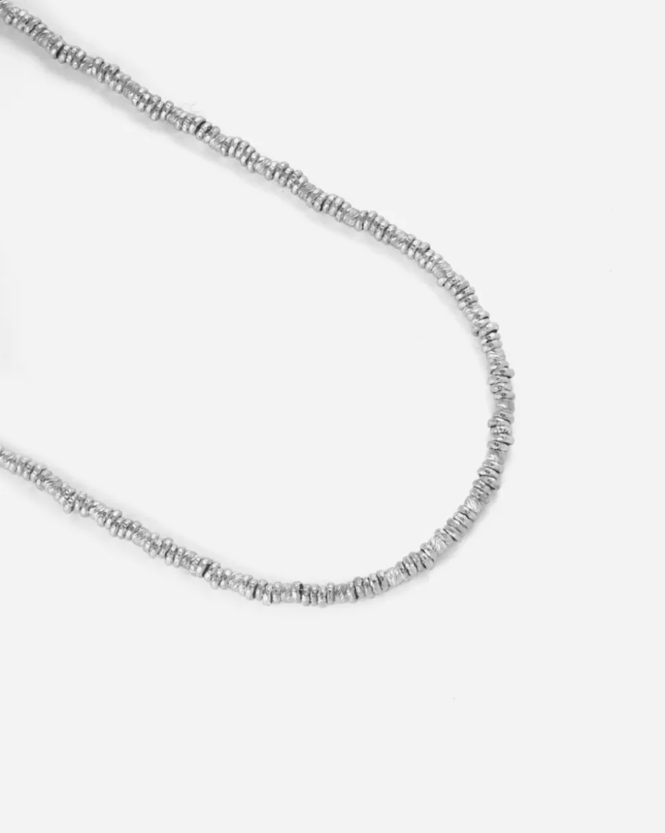 COLLANA ANELLINI DIAMANTATI IN ARGENTO