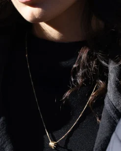COLLANA CON CIONDOLO CORONA KEBHOUZE PLACCATA ORO