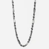 COLLANA CORDA 080 ALTERNATA IN ARGENTO
