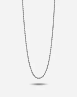 COLLANA CORDA 040 IN ARGENTO