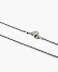 COLLANA CORDA 040 IN ARGENTO