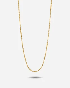 COLLANA CORDA DIAMANTATA 025 CON ALLUNGHINI ORO GIALLO