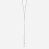 COLLANA CRAVATTINO SILVER DOUBLE BAR IN ARGENTO