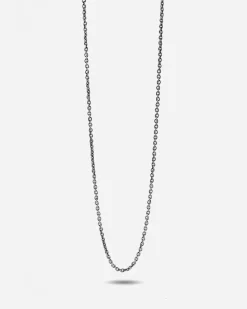 COLLANA FORZATINA 060 IN ARGENTO BRUNITO