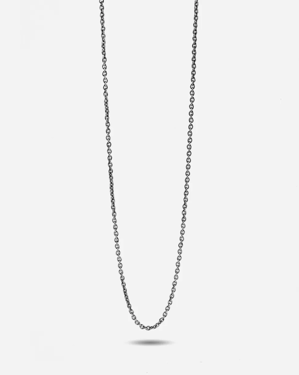COLLANA FORZATINA 060 IN ARGENTO BRUNITO