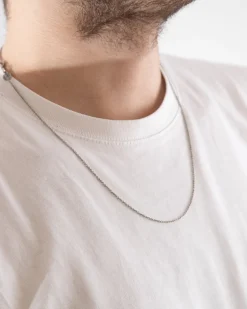 COLLANA FORZATINA 040 IN ARGENTO BRUNITO