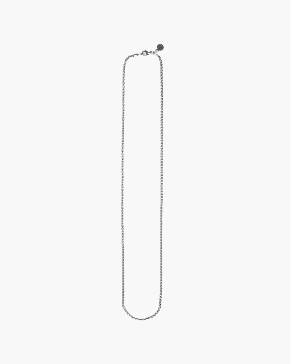 COLLANA FORZATINA 060 IN ARGENTO BRUNITO