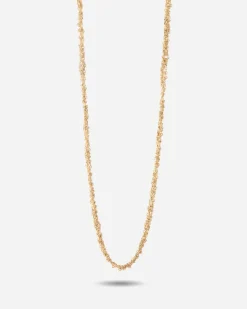 COLLANA FORZATINA INTRECCIATA PLACCATA ORO