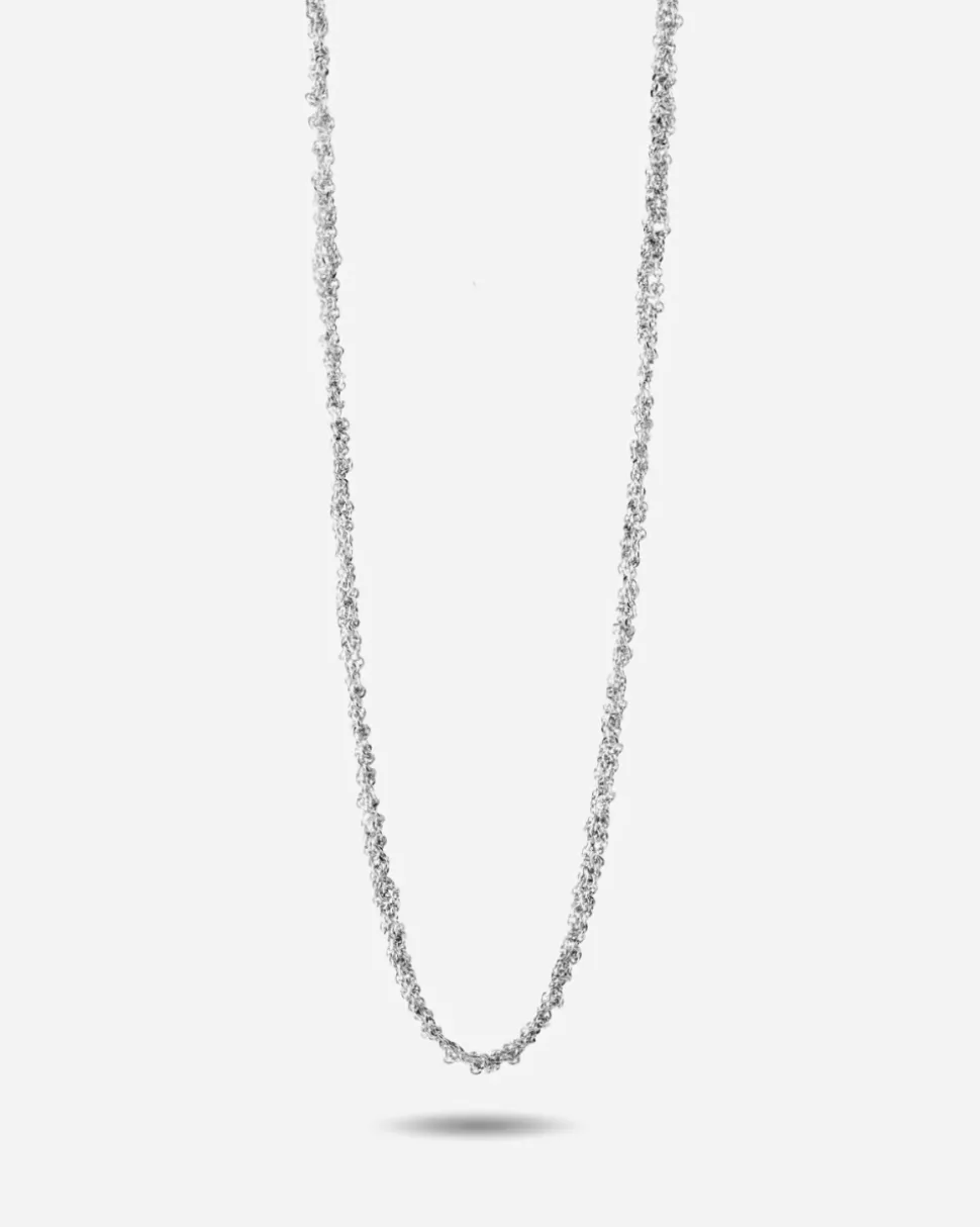 COLLANA FORZATINA INTRECCIATA IN ARGENTO