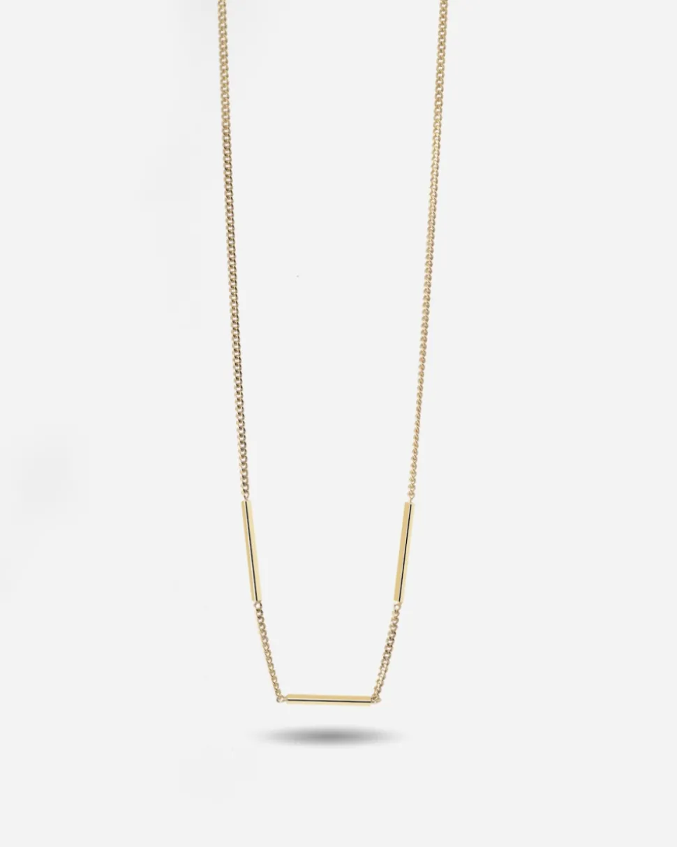 COLLANA GOLDEN BARS PLACCATA ORO