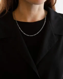 COLLANA GRUMETTA 080 3+1 IN ARGENTO