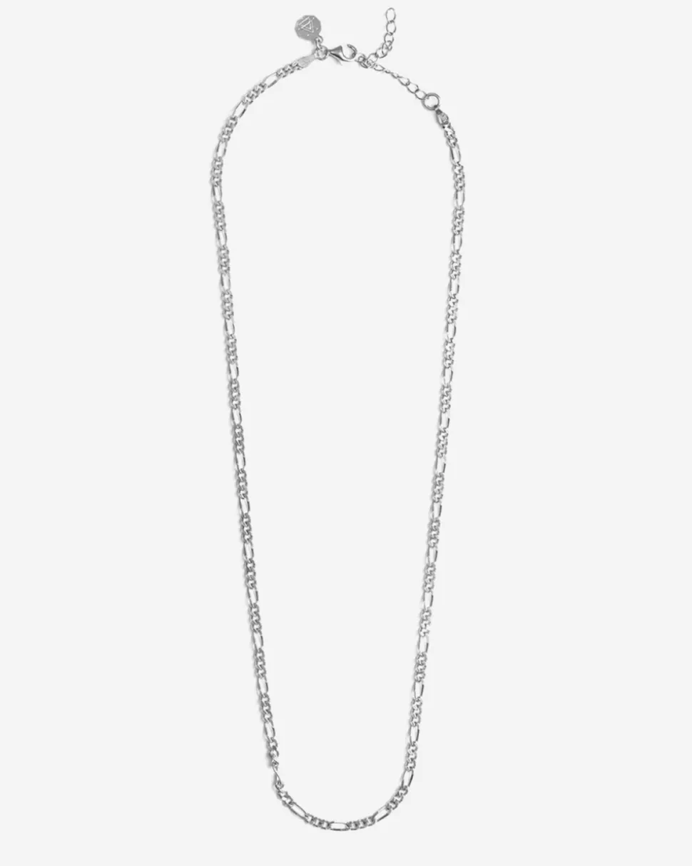 COLLANA GRUMETTA 080 3+1 IN ARGENTO