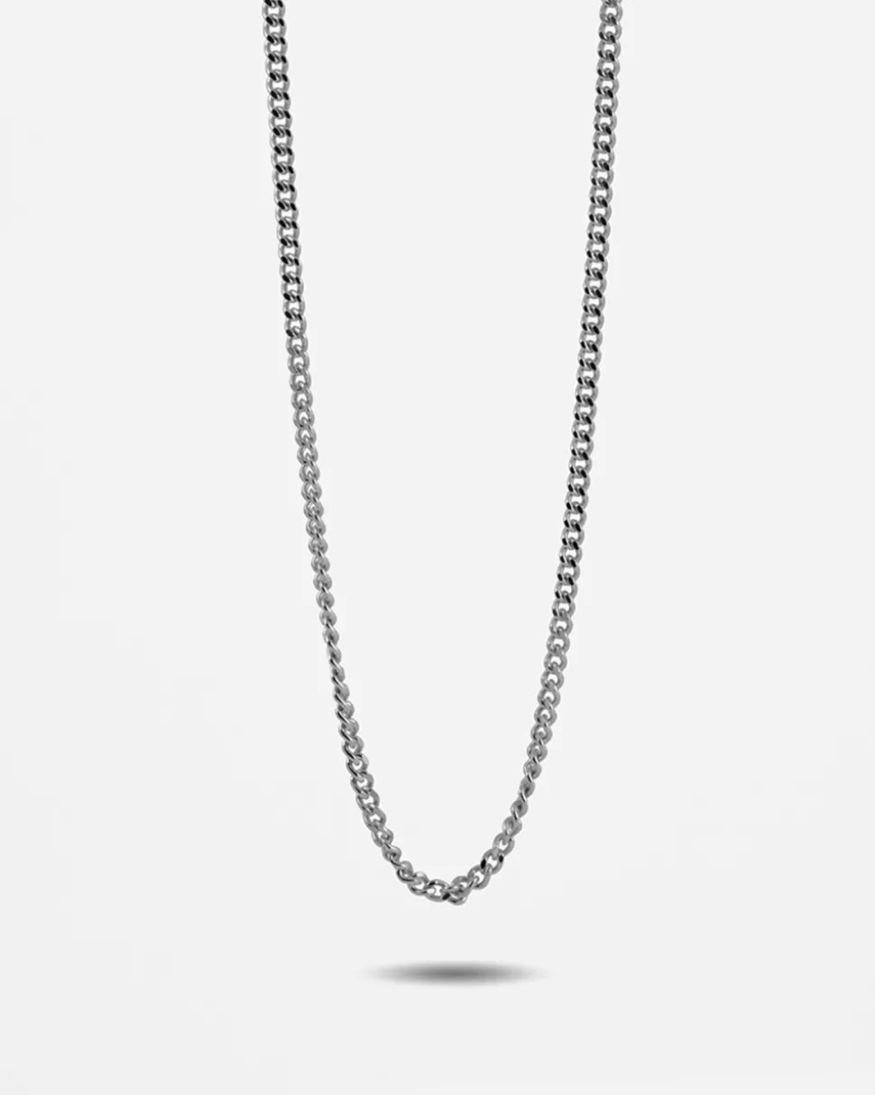 COLLANA GRUMETTA FILO 080 IN ARGENTO