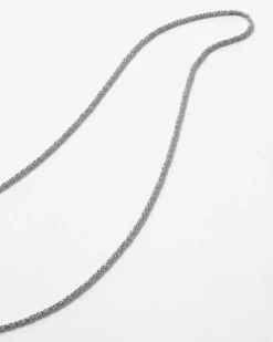 COLLANA LUCE IN ARGENTO RODIATA