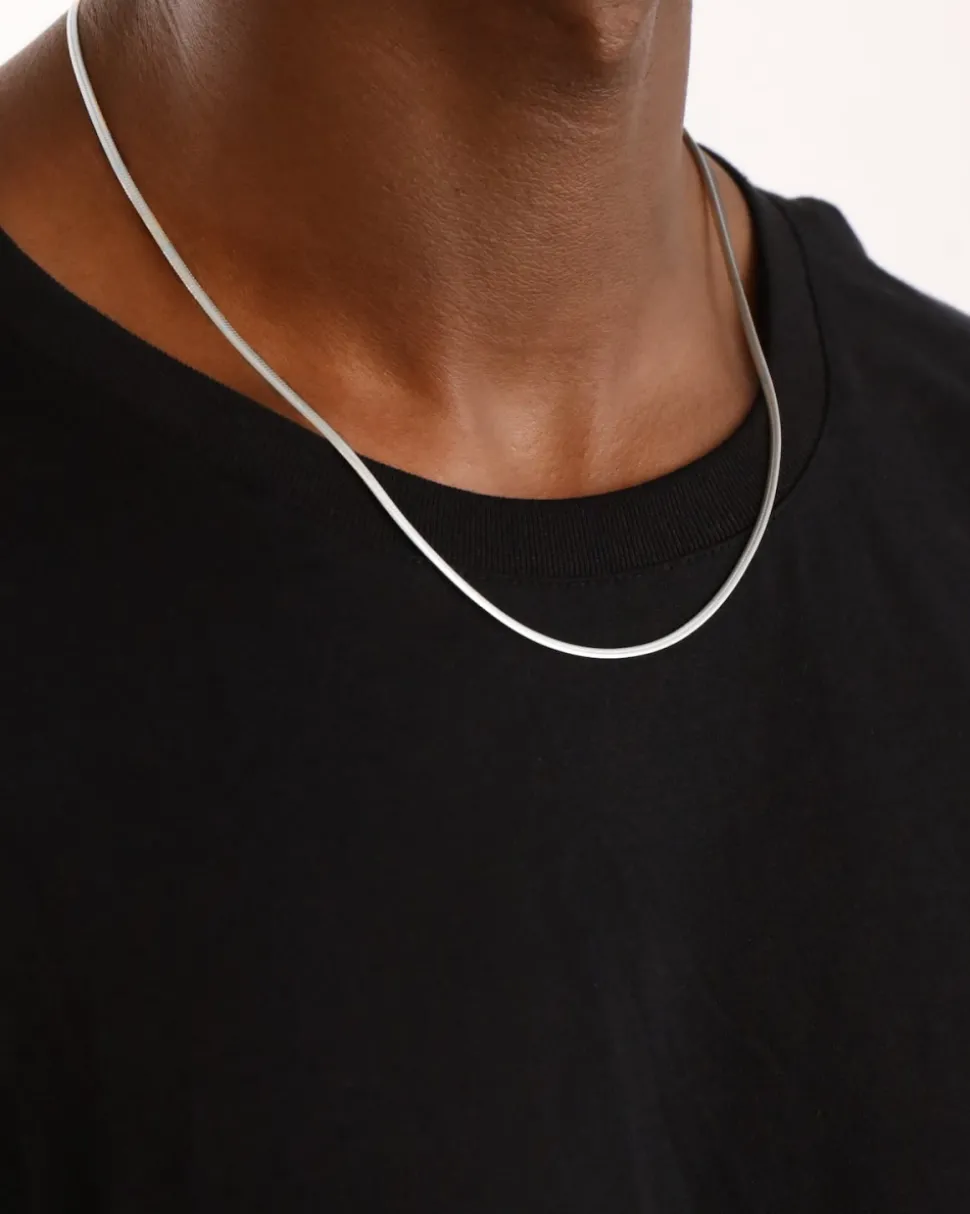COLLANA MAGIC 35 OVALE IN ARGENTO
