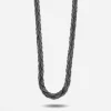 COLLANA MATRIX INTRECCIATA IN ARGENTO