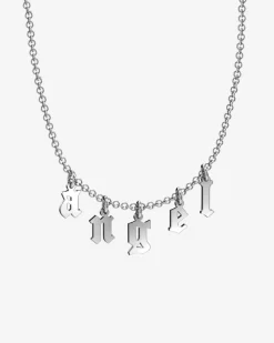 COLLANA PERSONALIZZABILE CON LETTERE PENDENTI