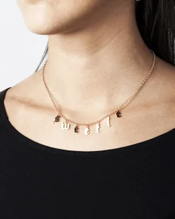 COLLANA PERSONALIZZABILE CON LETTERE PENDENTI