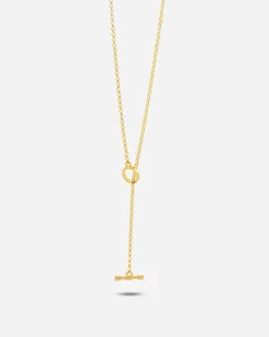 COLLANA ROLO 300 CON T-BAR - 70 ORO GIALLO