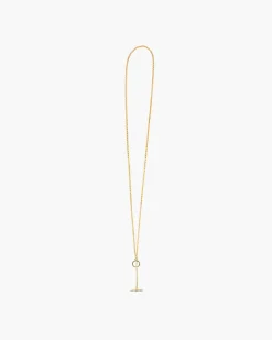 COLLANA ROLO 300 CON T-BAR - 70 ORO GIALLO