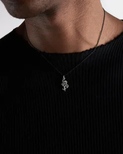 COLLANA SMALTATA PENDENTE BISCIONE INTER X NOVE25
