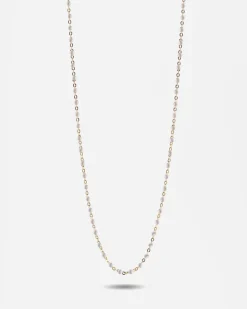 COLLANA SMALTO BIANCO PLACCATA ORO