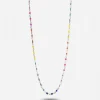 COLLANA SMALTO MULTICOLOR IN ARGENTO