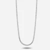 COLLANA TENNIS IN ARGENTO CON BRILLANTI BIANCHI