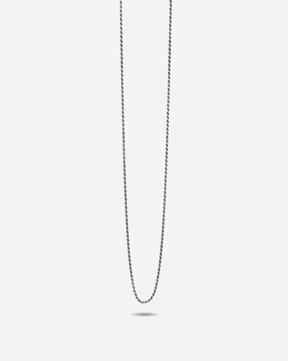 COLLANA TORCHON IN ARGENTO