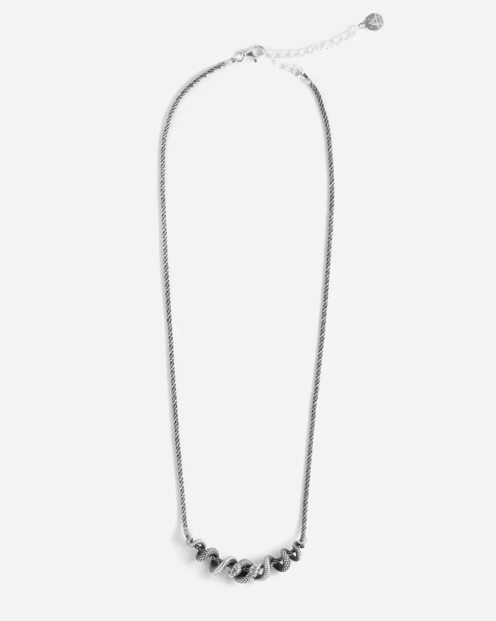 COLLANA VENOMIZED CON SERPENTI IN ARGENTO